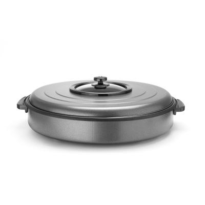 Párty pánev, HENDI, vnitřní pánev 550x(H)60 mm, 230V/1600W, ⌀620x(H)170mm | 239605
